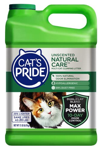Pride De Cat Max Power Clumping Multi-cat Litter 15 4vqkl
