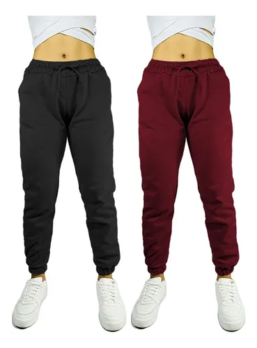 Pantalón Jogger Sudadera Unisex X2 Unidades Algodón Perchado
