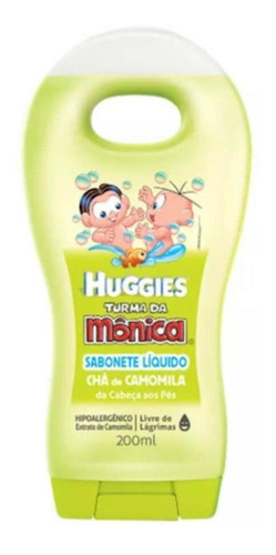 Shampoo Huggies Turma Da Mônica Chá De Camomila - 200ml
