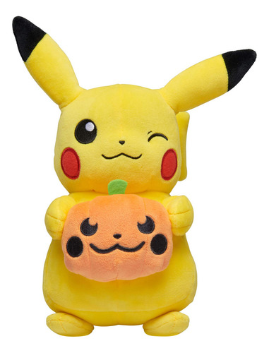 Pokemon Pikachu - Peluche De Temporada De Halloween, Juguet. Color Amarillo