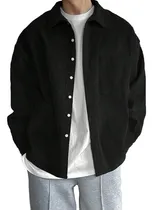 Comprar Camisa De Pana Holgada, Casual Y Versátil Para Hombre