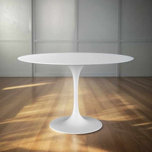 Mesa Comedor Tulip Mármol Circular 100 Cm