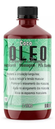 Oleo Para Massagem Corporal Sensual Natural 500ml