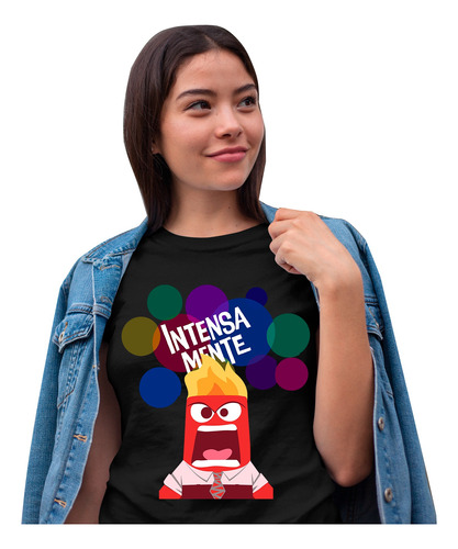 Camiseta Negra Niños Y Adultos Intensamente Bing Bong