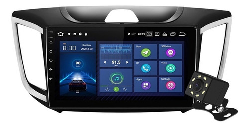 Estéreo Android 10 Carplay For Hyundai/creta/ix25 2015-2018