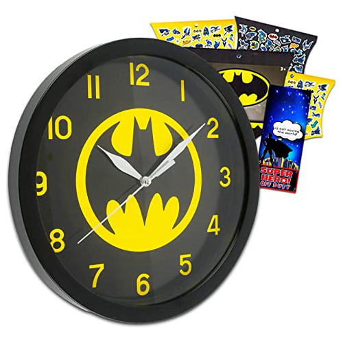 Reloj De Pared Dc Comics Batman, Decoración De Habitac...