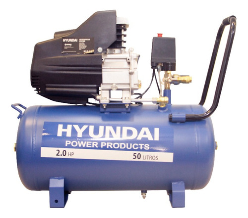 Compresor Hyundai Monofásico 2hp 50l 115psi Directo