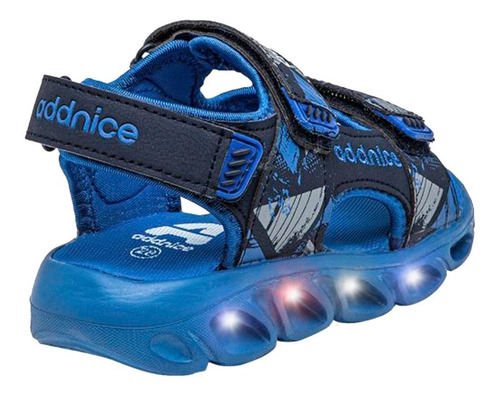 Imagen 2 de 8 de Sandalia Con Luces Addnice Harry Niño Azul 951460 Empo2000