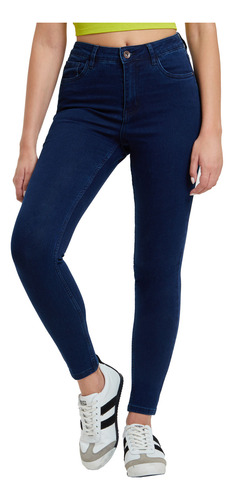 Jeans Mujer Super Skinny Emilia Azul Marino Fashion's Park