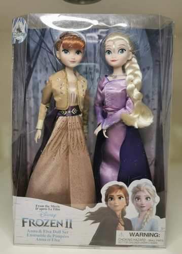 Muñecas Elsa Y Anna Frozen 2 Disney Store Set Barbie (Usado)