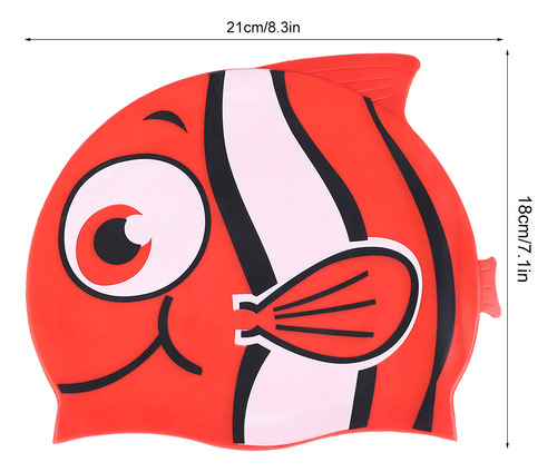 Gorro De Baño De Silicona Elástica Para Niños Gorro De