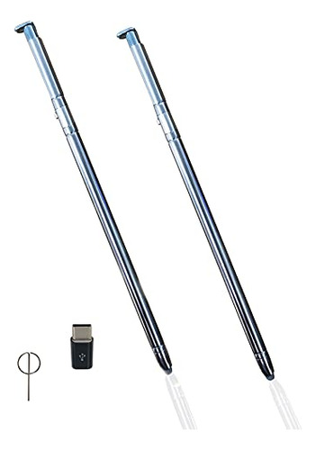 Pack De 2 Lápices Capacitivos Azul Claro Para LG Stylo 6 De