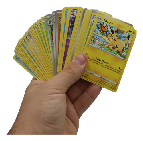 Kit 20 Cartas Pokemon Com Presente Maletinha Combo