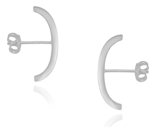 Brinco Earhook Joia Em Prata 925 Maciça Hipoalergênica
