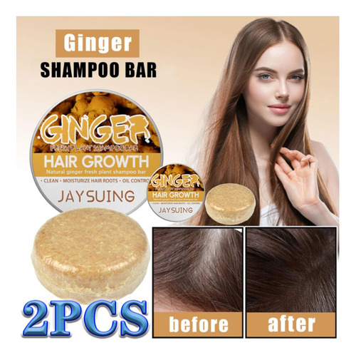 2pcs Ginger Regeneration Shampoo Bar Ant - g a $504