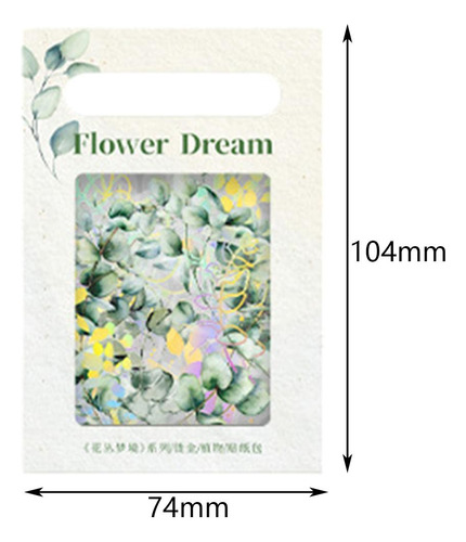 2 Paquete De Etiquetas Florales Para Artesanías 2 Piezas