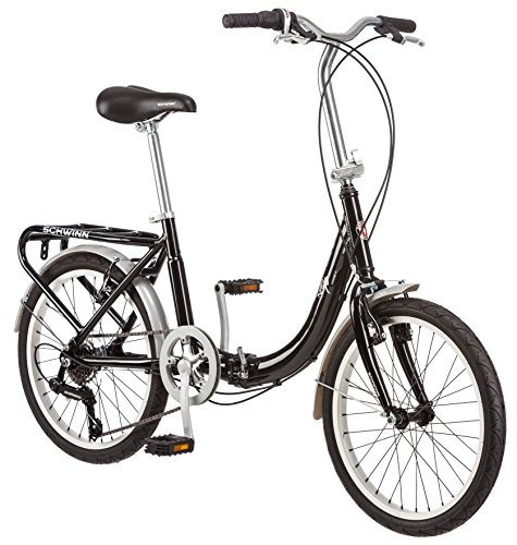 Bicicleta Plegable Schwinn 20 Pulgadas Negro