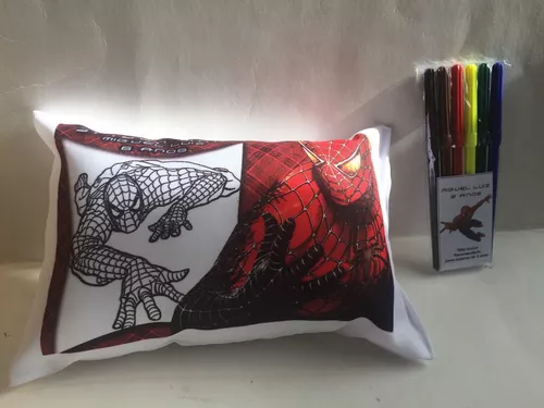 Kit Almofada de Colorir Homem Aranha