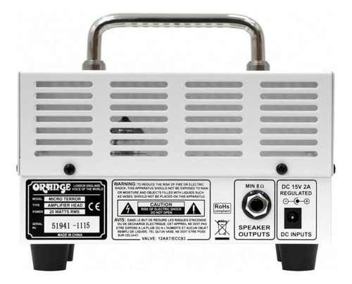 Cabeza De Amplificador De Micro Terror De Orange Micro