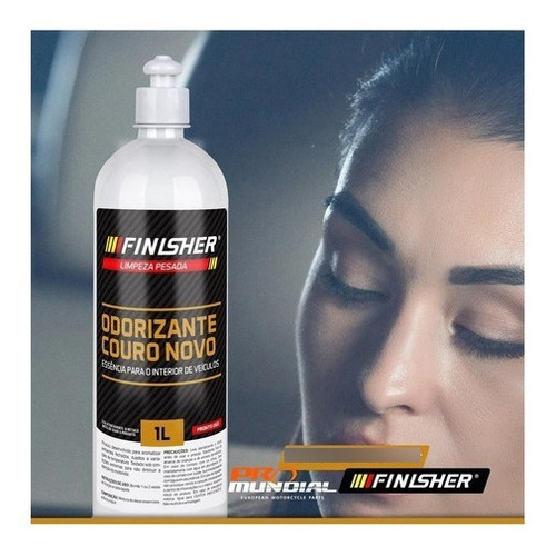 Odorizante Cheirinho Finisher Couro Novo Spray 1litro