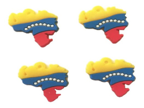 Imagen 1 de 7 de 10 Dijes Mapa De Venezuela Paz Tricolor Patria Bandera