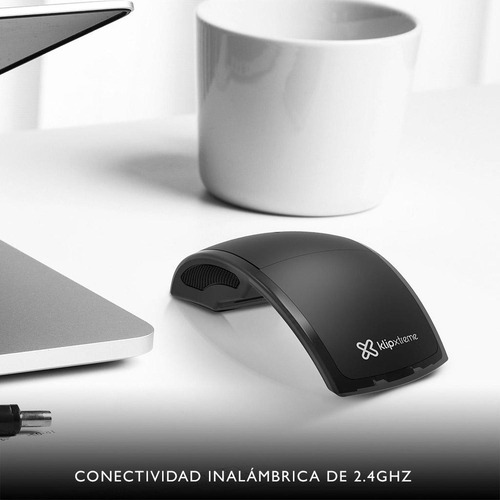 Mouse Klip Xtreme Inalámbrico Plegable 3b Kmw-375