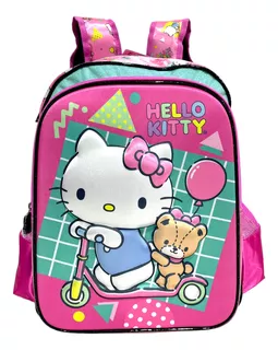 Mochila Eva 3d Shinny Hello Kitty_a - Nuevo - Original