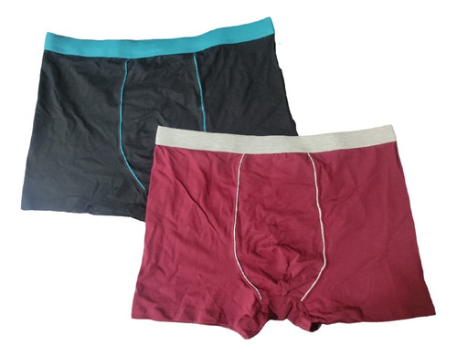 Pack 2 Boxer Algodón , Talla Grande, Elasticados!