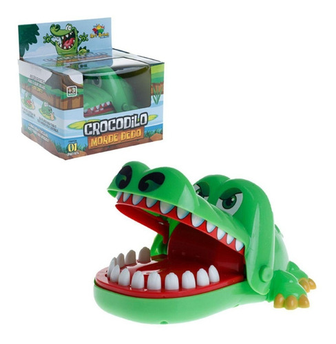 Jogo Morde Dedo Crocodilo Jacaré Brinquedo Família Divertido