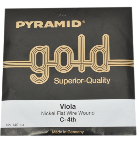 Cuerda Pyramid 4a.(do) Para Viola, Gold 140 104