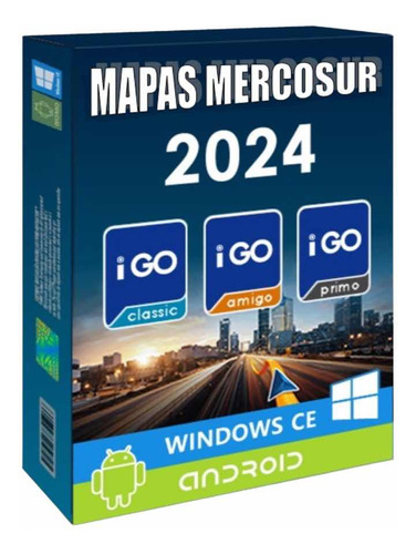 Actualización Mapas Mercosur 2024 Y Radares - Gps Chino, Igo