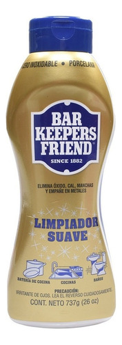 Limpiador Suave Bar Keepers Friend 737g Nuevo