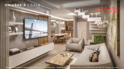 Imagem 4 de 11 de Sobrado Com 3 Suítes À Venda, 169 M² Por R$ 932.580 - Jardim Das Américas - Curitiba/pr - So1071