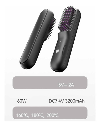 1 Plancha De Pelo Portátil, Plancha Inalámbrica