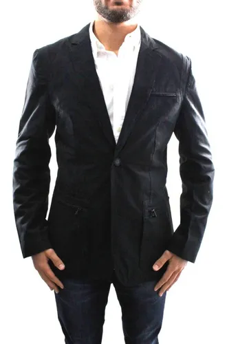 Saco Negro Sastre Vestir Casual Caballero Blazer Mod Rehab