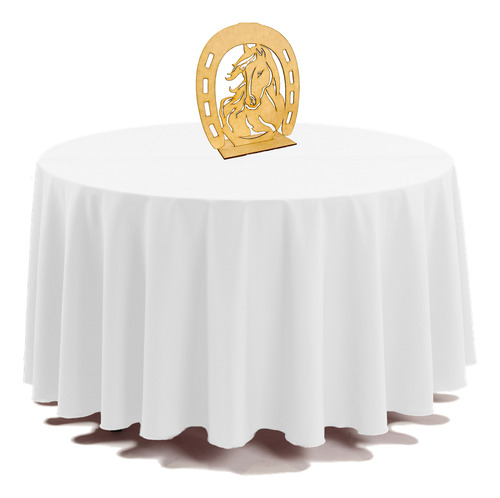 40 Centro De Mesa Vaqueros De 25 Cm Mdf Caballos