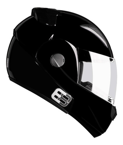 Capacete Moto Ebf Articulado Masculino Rocop Preto Tamanho do capacete 61