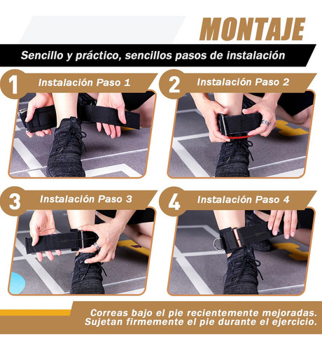 . Par De Grilletes Correas For Tobillo Gym Correa De Tobillo