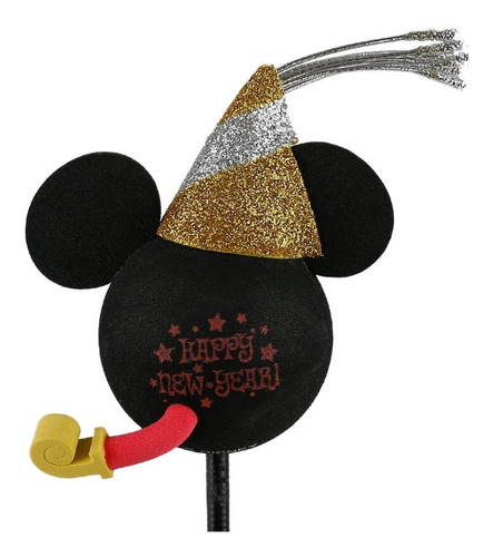 Imagem 1 de 5 de Enfeite Para Antena De Carros Mickey Feliz Ano Novo Disney