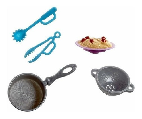Kit De Cozinha Da Barbie Com Caderno De Colorir E Pulseiras