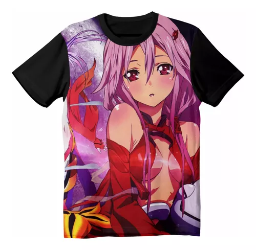 Camiseta/camisa Feminina Guilty Crown Inori Personagem