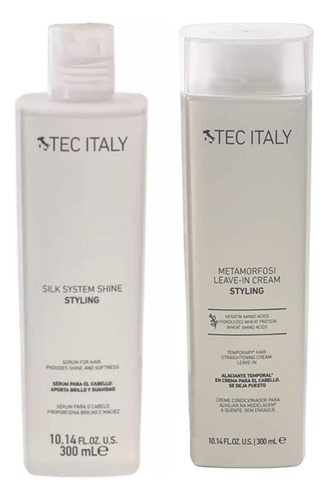 1 Silk System Shine 300 Ml 1 Metamorfosi Leave In Cream 300