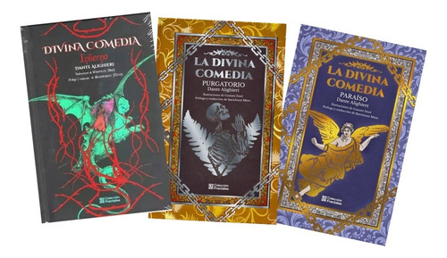 Pack La Divina Comedia Infierno Purgatorio Paraíso Dante Emu