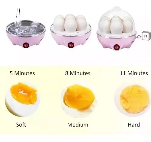 Hervidor Eléctrico Para Hervir Huevos, Verduras Y Huevos, 7