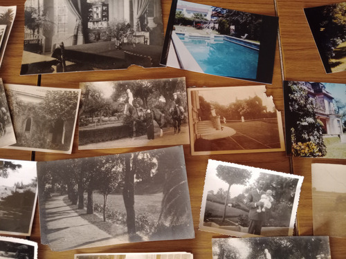 Lote Fotos Antiguas Mansion Zona Barrancas De Olivos Bs As (Usado)