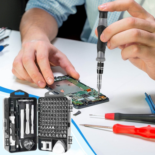 Juego Destornilladores Precisión 115 En 1 Notebook Teléfono