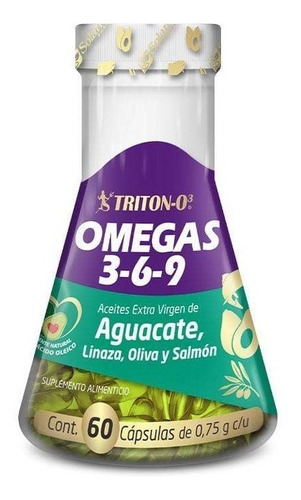 Solanum Omegas 3 6 9 Aceite De Aguacate 60 Caps Sabor Sin Sabor