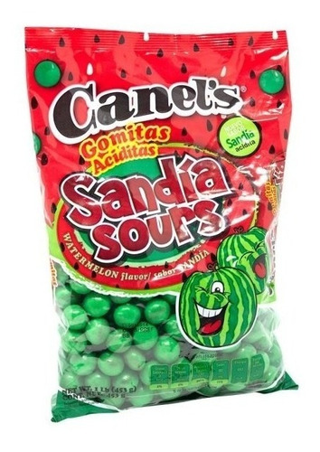 Gomas Mexicanas Duras Acidas Sandia Canel - g a $24