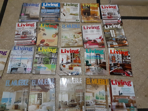 Lote De Revistas El Living Y El Mueble Precio Por Unidad