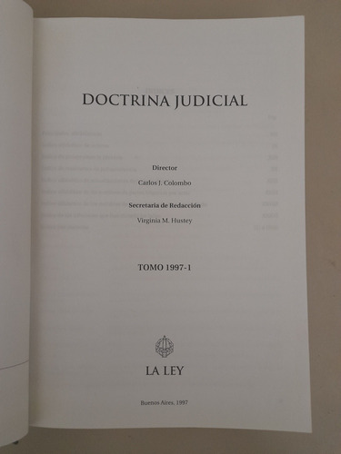 Doctrina Judicial Tomo 1997-1 Carlos Colombo (22c)
